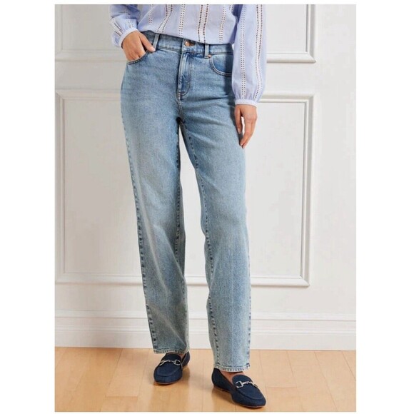 Talbots Women’s High Waist Relaxed Fit Straight Leg Size 6 - Picture 5 of 10